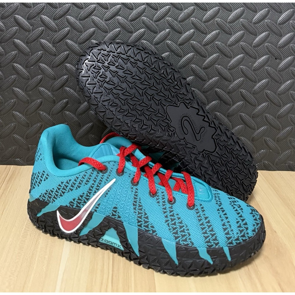 Nike Ja 3 GS Scratch 3.0 Turbo Green University Red IB4773-300 Youth Size 5.5Y